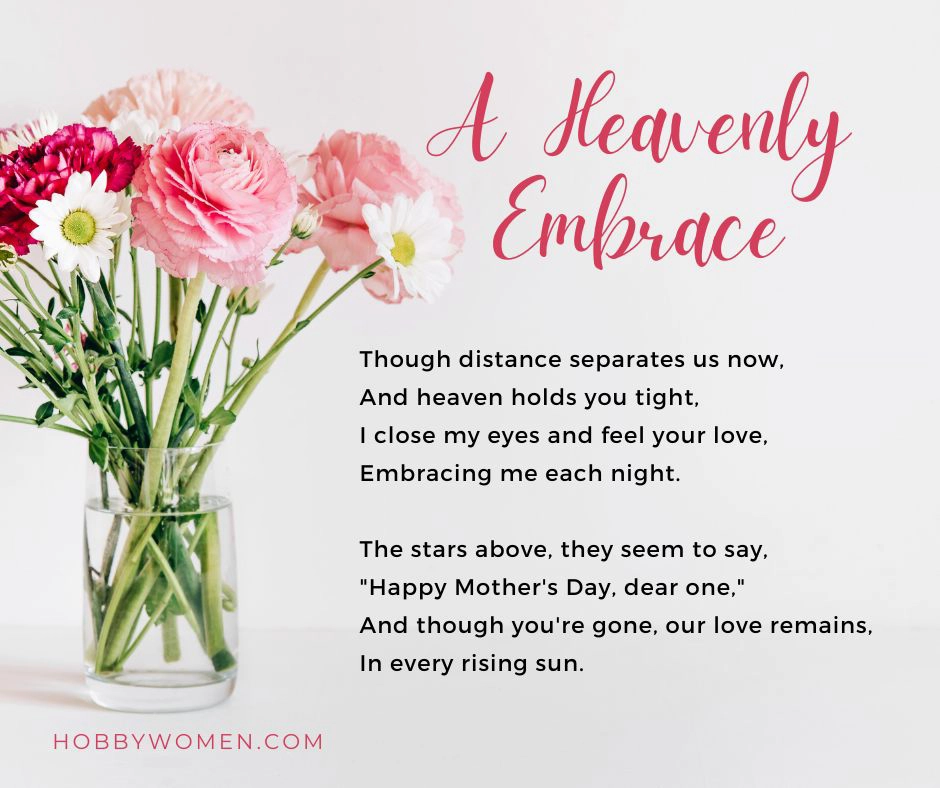 mother's day in heaven poem