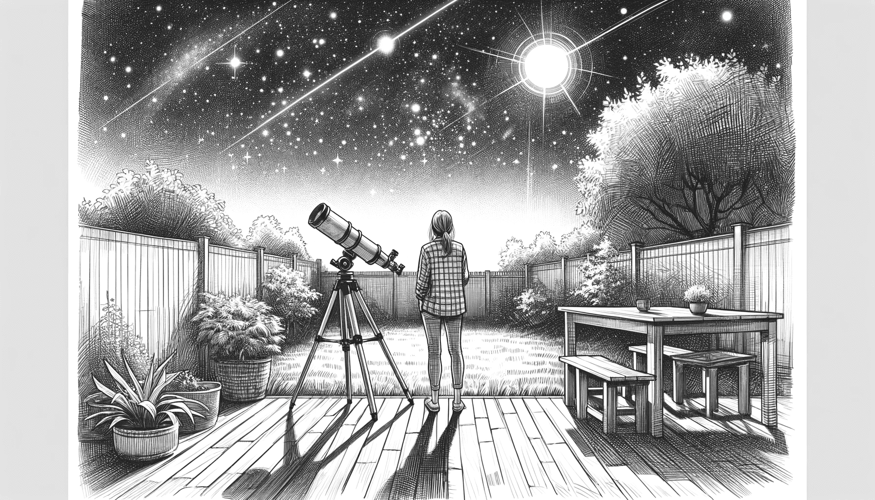thumbnail image 2 of Beginner Astronomical Telescope For HD Viewing - Night Vision For Moon, Stars & Space 2 of 13